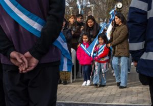 El CPE acompañó el homenaje al General San Martín y la entrega del Sable Corvo en Cañadón Seco