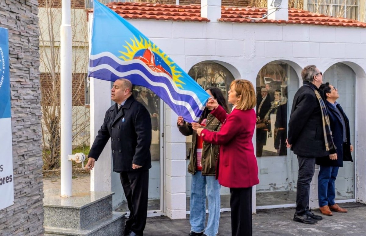 El CPE acompañó el homenaje al General San Martín y la entrega del Sable Corvo en Cañadón Seco
