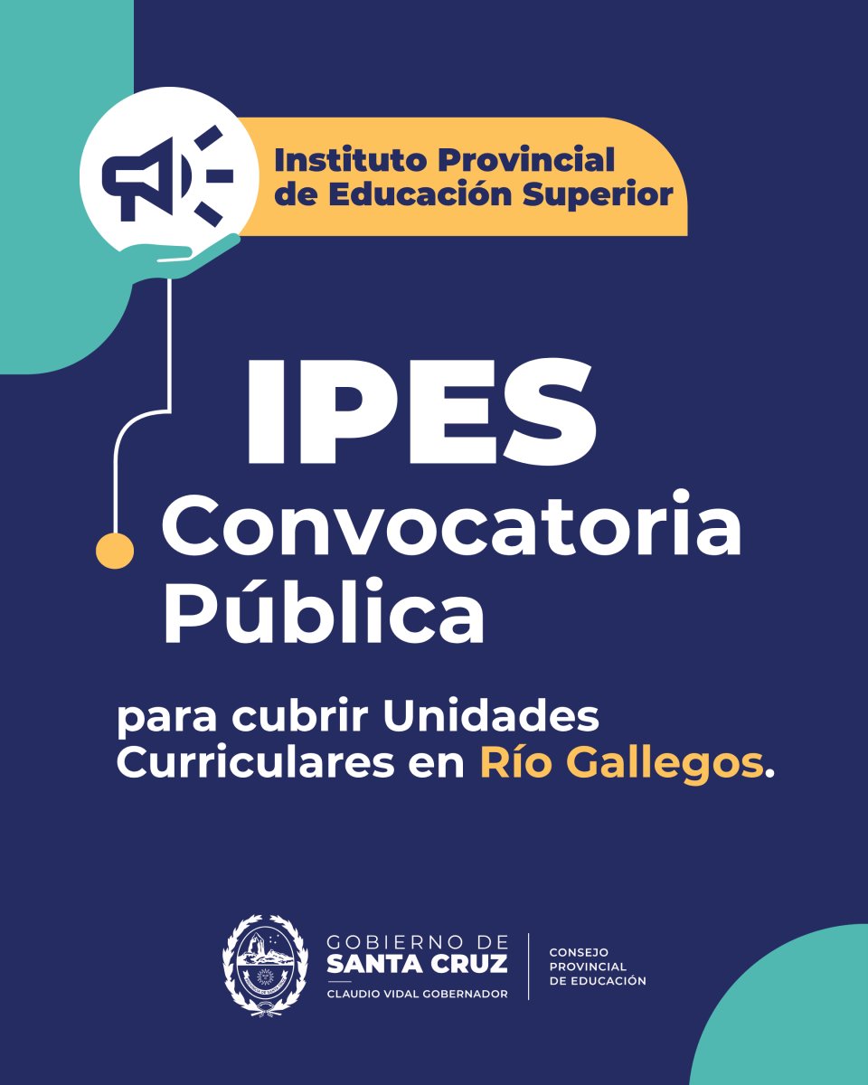 Convocatoria pública para la cobertura de Horas Cátedra en el IPES