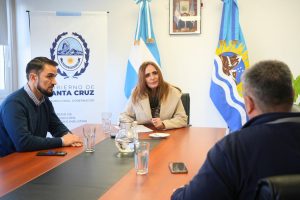 Autoridades Provinciales recibieron a trabajador de la empresa 
