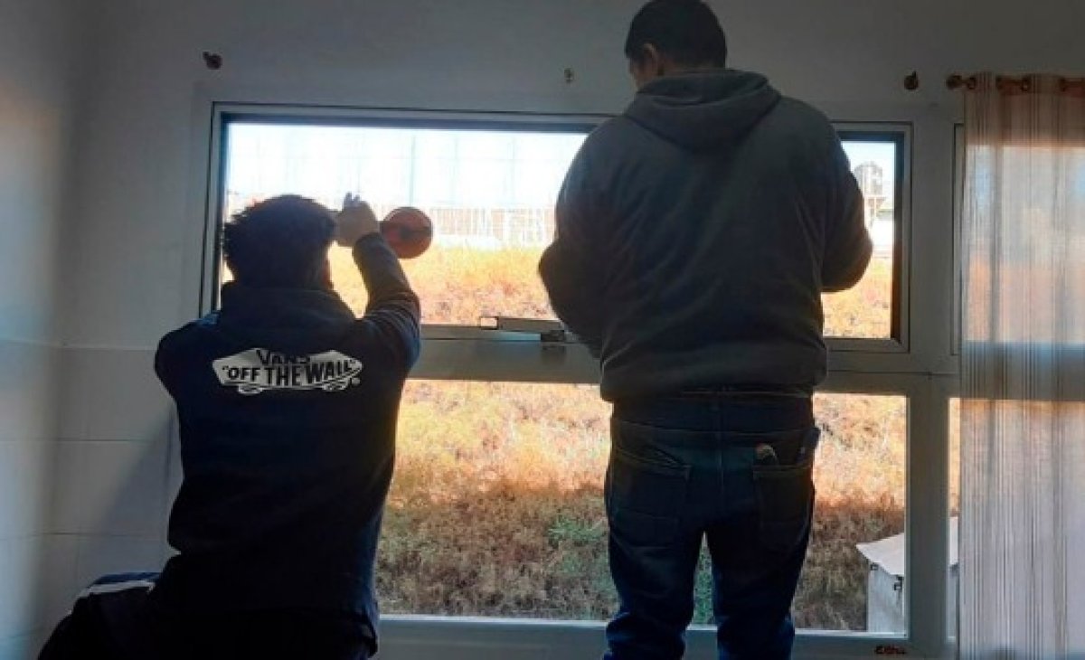 Con un plan de obras sostenido se fortalecen las escuelas de Cañadón Seco