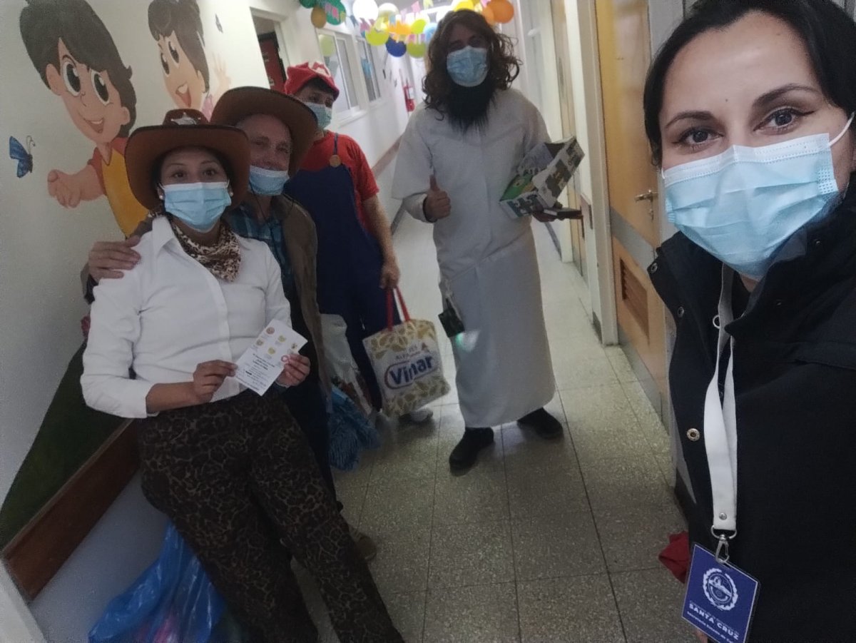 Jornada solidaria y de fe en el Hospital Regional Río Gallegos por el Día del Niño