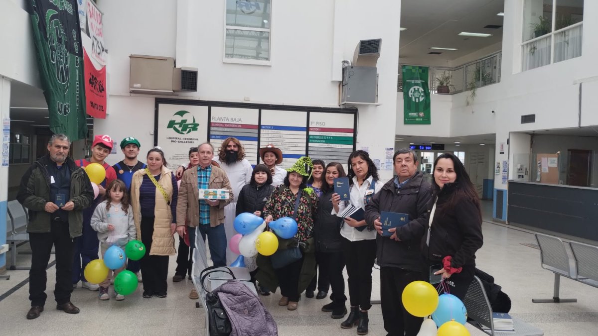Jornada solidaria y de fe en el Hospital Regional Río Gallegos por el Día del Niño