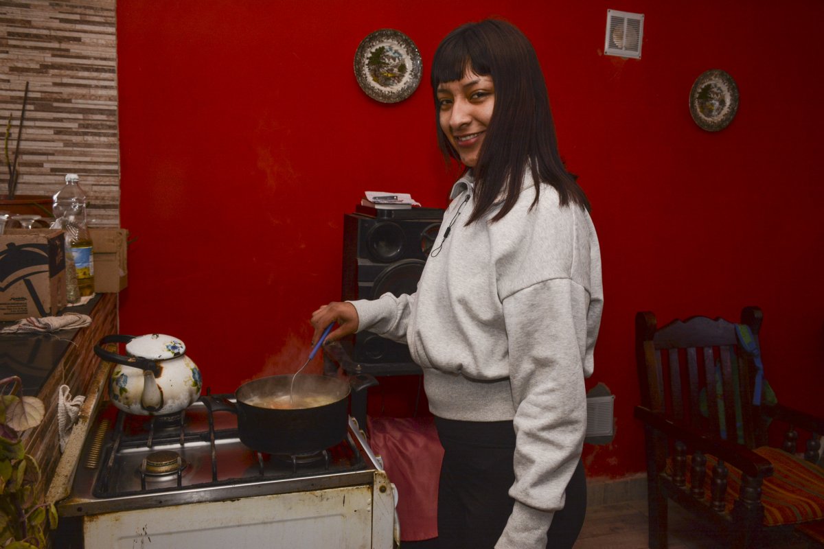 Romina: “Hasta que no vi los caños, no creía que el gas iba a llegar”