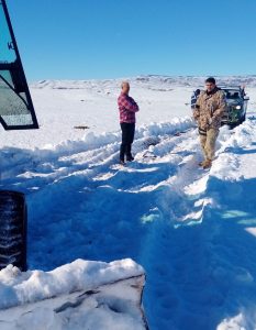 Vialidad Provincial desplegó operativos de asistencia y despeje de nieve en rutas santacruceñas