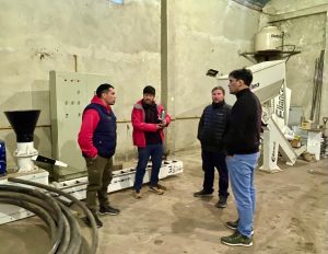 Avanza la instalación de la segunda Planta Peletizadora en Los Antiguos