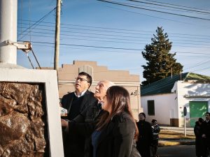 Claudio Vidal acompaña a la comunidad de Piedra Buena en el festejo de un nuevo aniversario