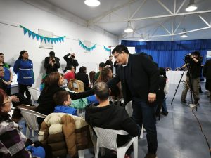 Claudio Vidal acompaña a la comunidad de Piedra Buena en el festejo de un nuevo aniversario