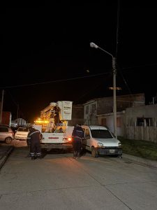 Más iluminación LED y seguridad: Servicios Públicos avanza con obras en Río Gallegos y Santa Cruz