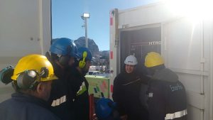 Formación y seguridad operativa: se capacitó al personal de la usina de El Chaltén