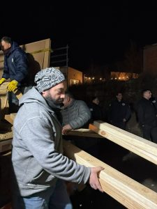 Vidal apoyó a carpintero de Piedra Buena afectado por un incendio