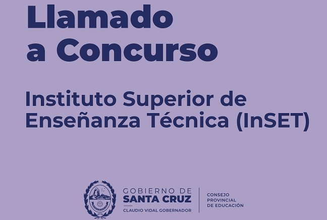 2do. llamado a Concurso para la cobertura de Cargo en el InSET