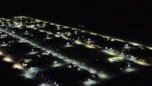 Continúan con la colocación de luminarias en distintas localidades