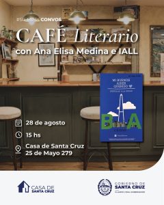 Café literario con Ana Elisa Medina y el Instituto de Arte, Literatura y Lungüística
