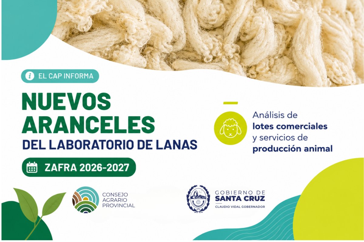 Conocé los nuevos aranceles del Laboratorio de Lanas para la Zafra 2026- 2027