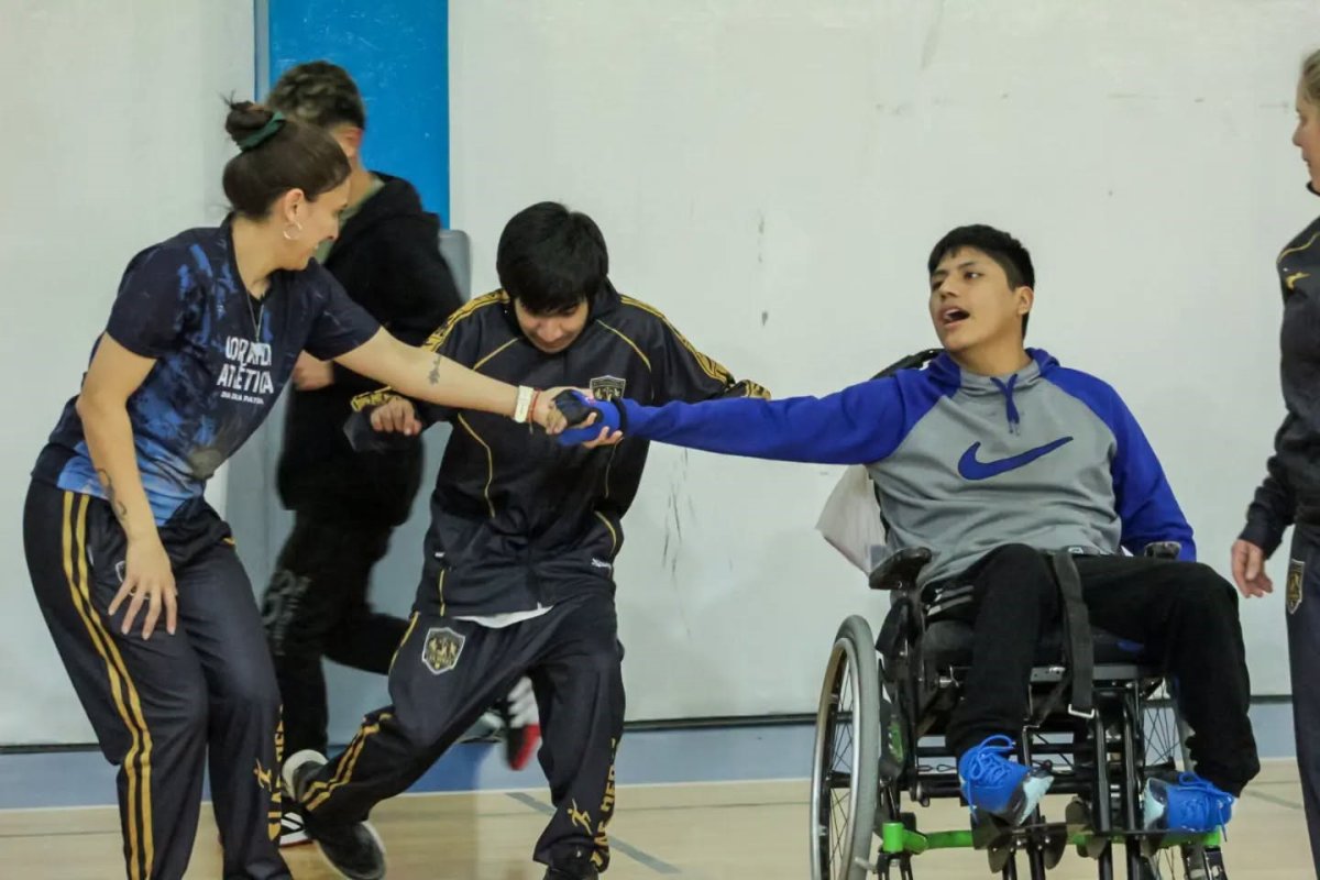 Atletas de Santa Cruz participan de una nueva instancia provincial de los Juegos Deportivos Adaptados