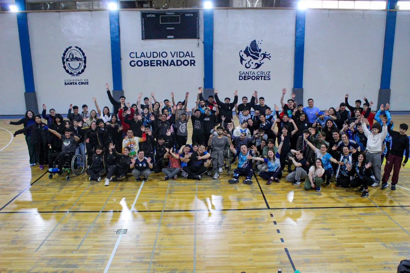 Atletas de Santa Cruz participan de una nueva instancia provincial de los Juegos Deportivos Evita Adaptados