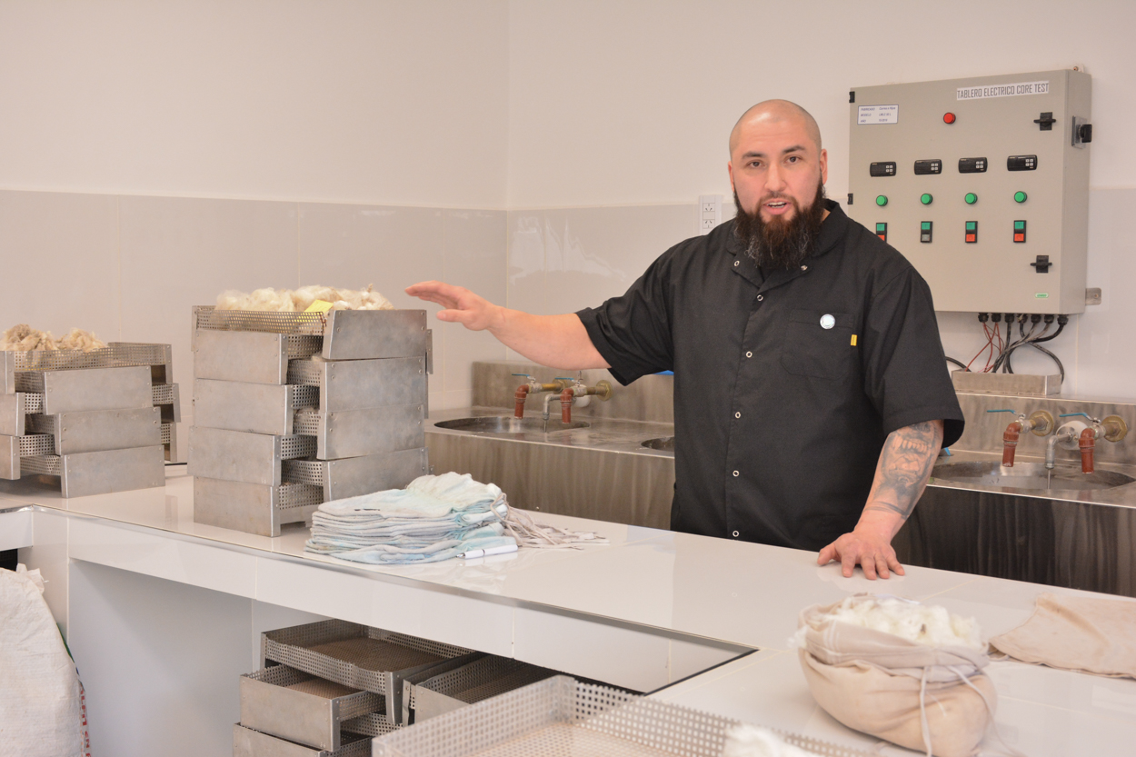 Macías: “El laboratorio le brinda al productor un parámetro objetivo para defender el valor de su lana”