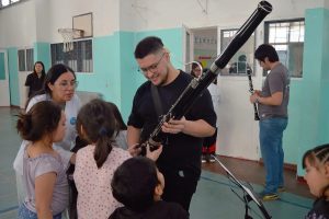 Escuela de Música Re Si: Presentó propuestas pedagógicas en la Escuela N° 44