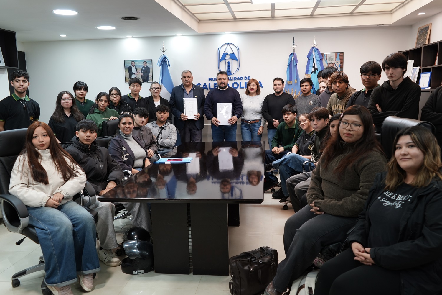 Educación y el Municipio de Caleta Olivia impulsan Prácticas Profesionalizantes para estudiantes técnicos