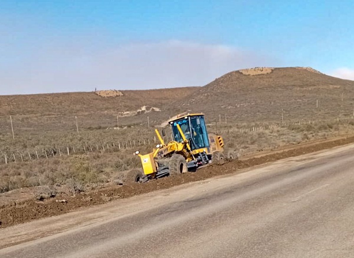 Vialidad Provincial realiza trabajos de mantenimiento en rutas santacruceñas
