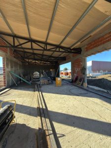 El Gobierno avanza en la construcción del Polideportivo de Piedra Buena