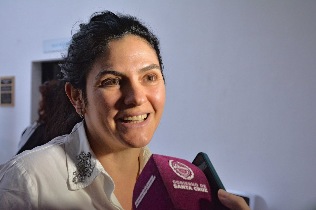 Ministra de Gobierno, Belén Elmiger.