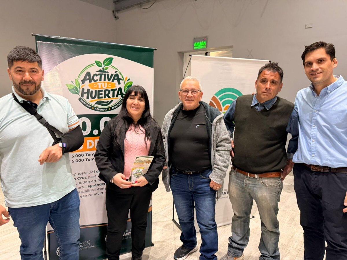 Santa Cruz puso en marcha “Activá Tu Huerta”