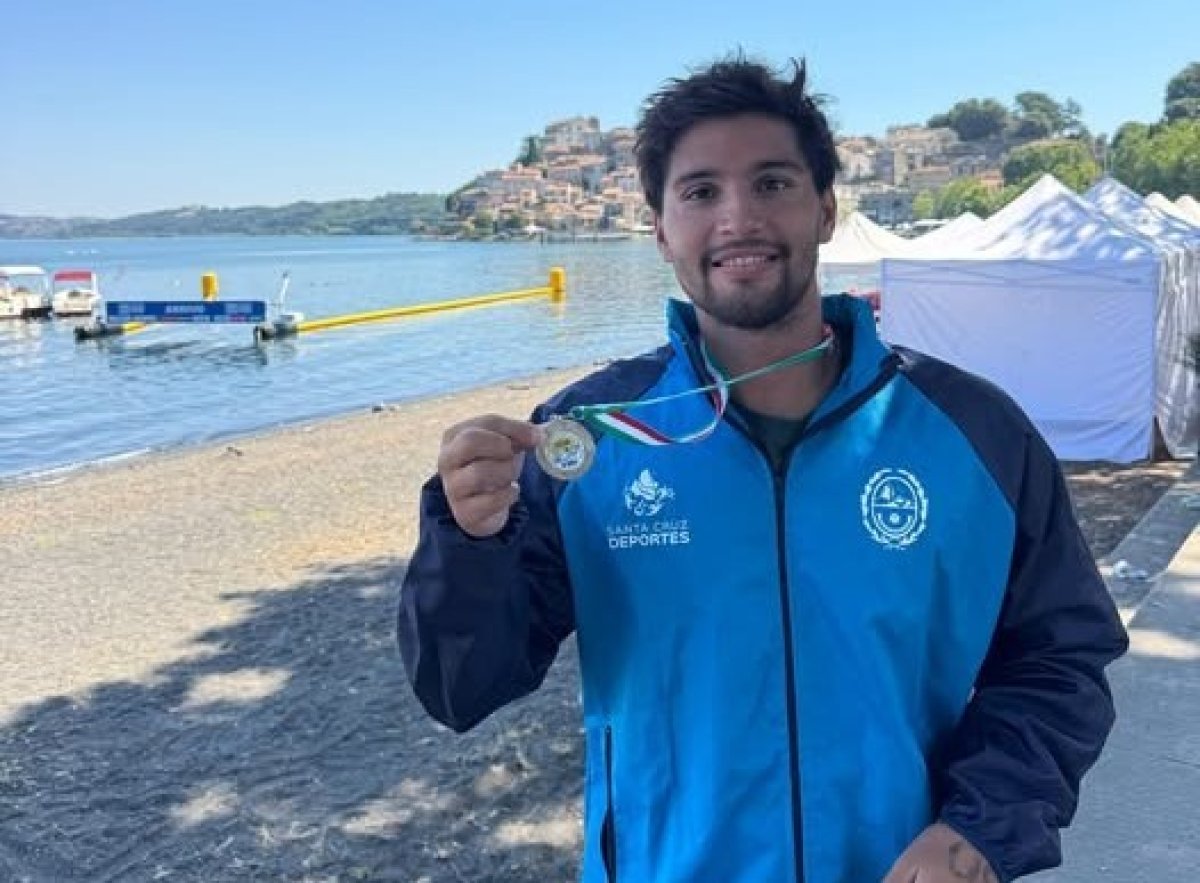 Matías Díaz, el santacruceño que sigue haciendo historia en las aguas del mundo