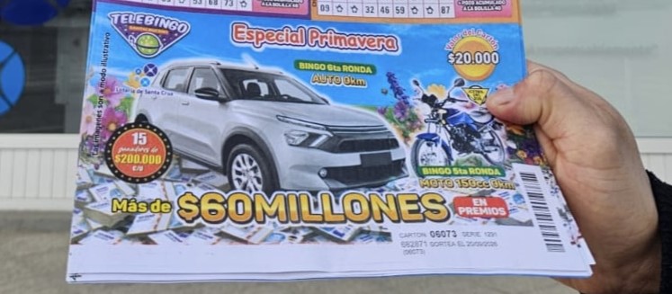 Telebingo Especial Primavera: Las Heras se prepara para una jornada con más de $60 millones en premios