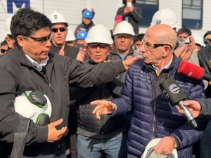 Llugdar agradeció a Vidal por las gestiones que permitieron recuperar la perforación en Santa Cruz