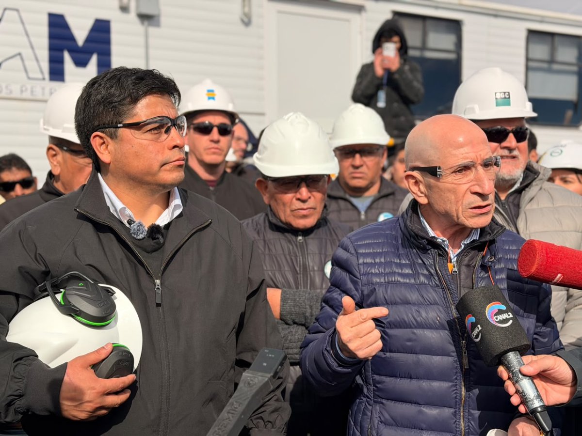 Llugdar agradeció a Vidal por las gestiones que permitieron recuperar la perforación en Santa Cruz