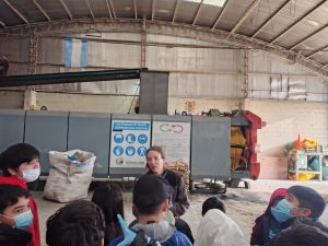 Futuros guardianes del ambiente recorrieron la Planta de Tratamiento de Residuos 