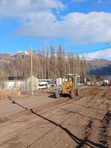 Vialidad Provincial realizó trabajos de mantenimiento en Lago Posadas 