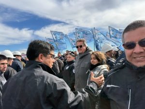 Claudio Vidal: “Tener un equipo de perforación en Santa Cruz es una señal de reactivación, alivio y mejora”