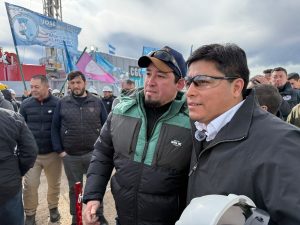 Claudio Vidal: “Tener un equipo de perforación en Santa Cruz es una señal de reactivación, alivio y mejora”