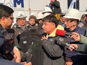 Claudio Vidal: “Tener un equipo de perforación en Santa Cruz es una señal de reactivación, alivio y mejora”