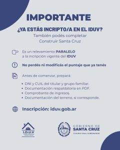 Provincia convoca a vecinos de El Chaltén a inscribirse en el programa "Construir Santa Cruz"