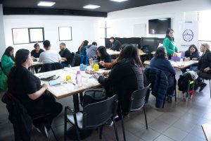 Finalizó el taller de encuadernación en la Feria del Libro con gran participación