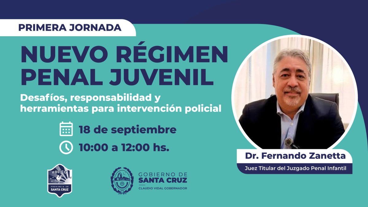 La Policía de Santa Cruz capacitará al personal sobre el Nuevo Régimen Penal Juvenil
