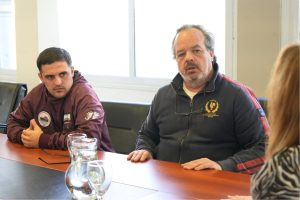Ricci recibió a delegados de SEAMARA de Puerto Deseado