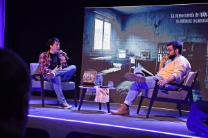 Iván Saldivia presentó "Descenso en Espiral en el Pabellón Historia"