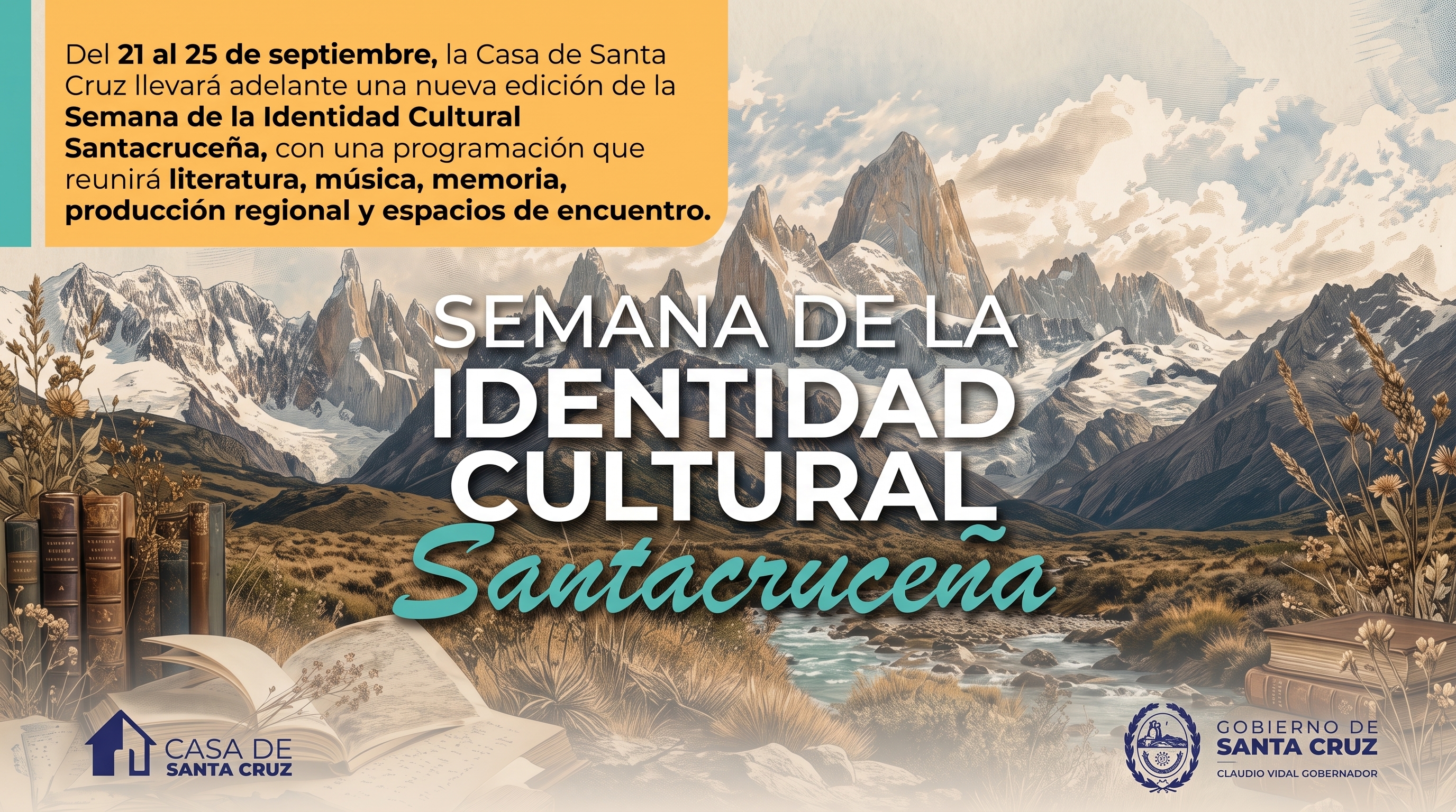 Casa de Santa Cruz celebrará la Semana de la Identidad Cultural Santacruceña