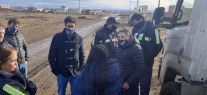Autoridades de Servicios Públicos recorrieron obras en Río Gallegos