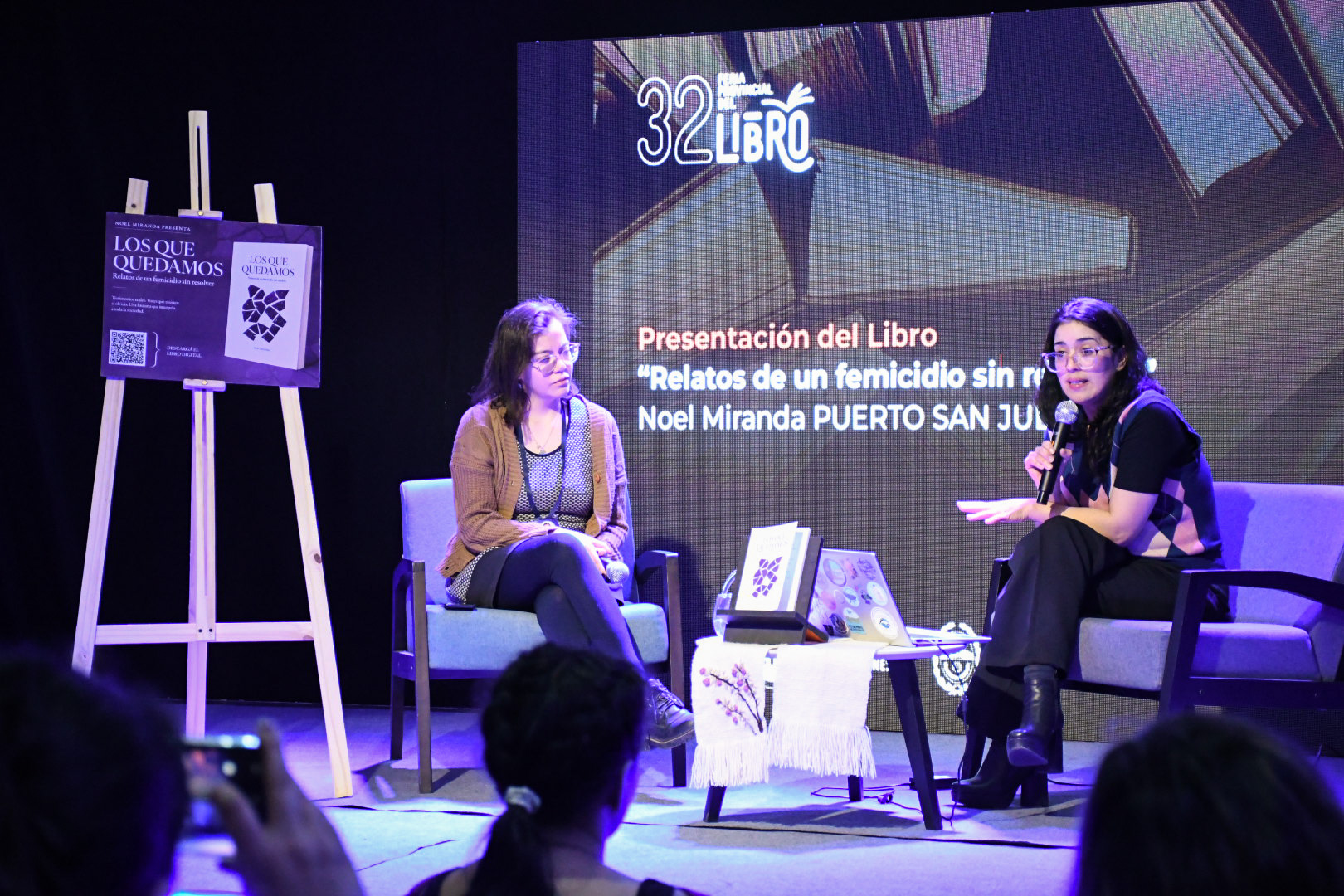 Noel Miranda presentó “Los que quedamos” en el Pabellón Historia