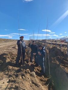 El Chaltén: Dio comienzo la Forestación Estratégica
