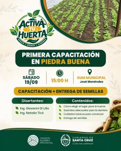 Primera Capacitación de “Activá tu Huerta” en Piedra Buena