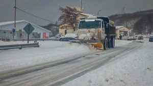 Tareas en el Distrito Vial Las Heras y Delegación de 28 de Noviembre