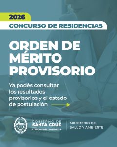 Salud publicó las órdenes de mérito del Concurso de Residencias 2026 