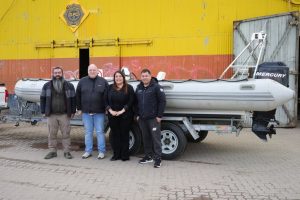 Convenio y equipamiento: el Gobierno Provincial refuerza la fiscalización pesquera en Piedra Buena